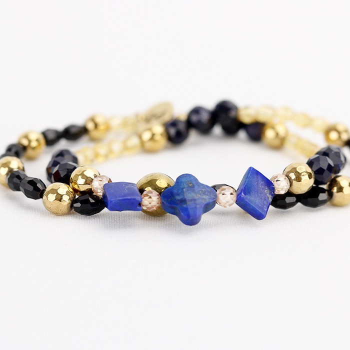 Bracelet Mon Univers - Pierre Lapis Lazuli