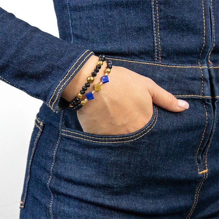 Bracelet Mon Univers - Pierre Lapis Lazuli